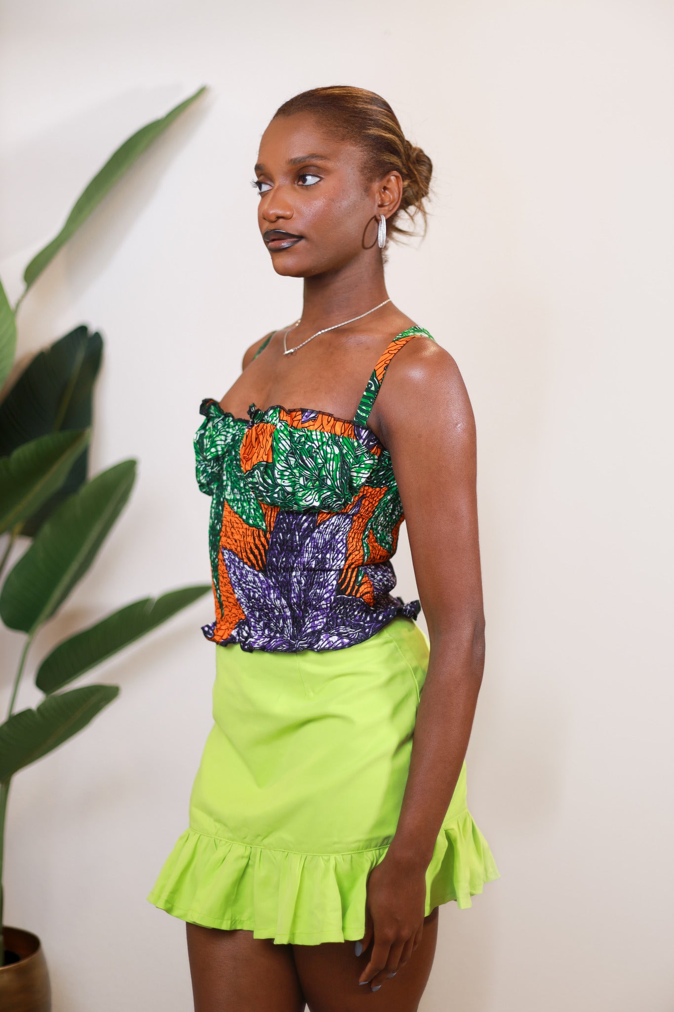 Dara Shirred top – Emmanuel Kann